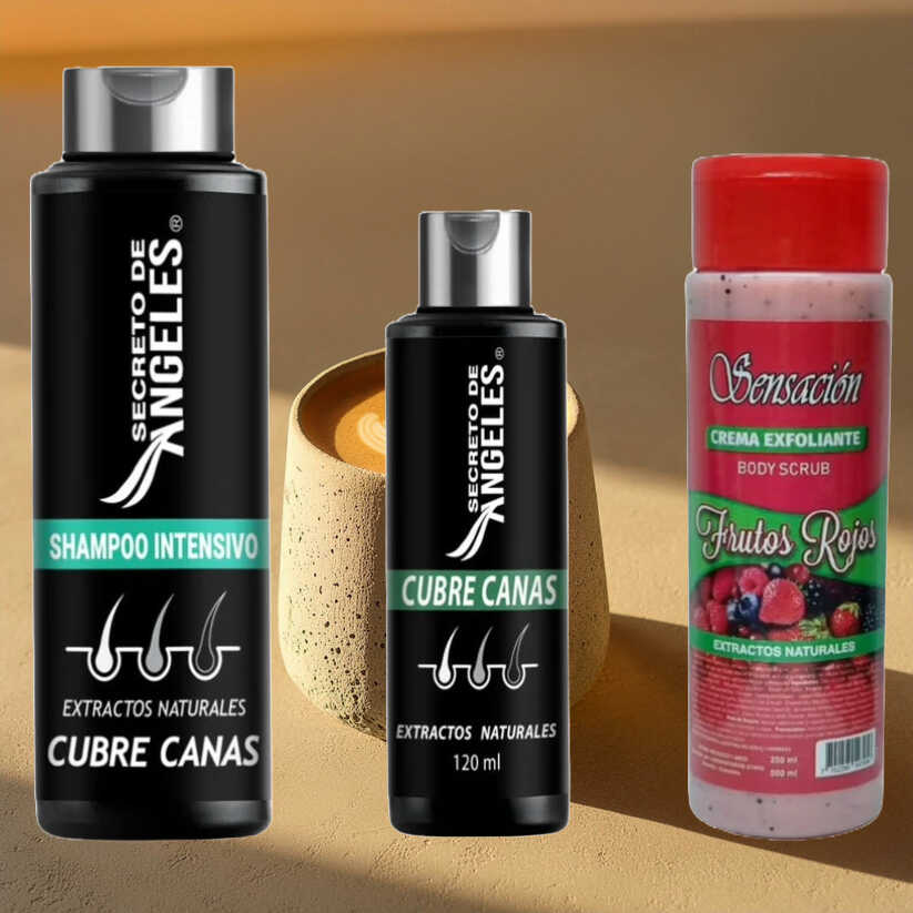Shampoo Cubrecanas Milagroso +  2 Obsequios